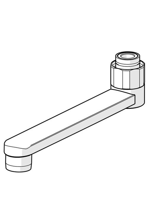 HANSA-Auslauf-HANSA-L150-Ausladung-150-mm-Chrom-59914470 gallery number 1